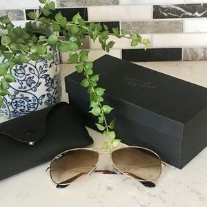 RAYBAN AVIATOR SUNGLASSES RB 3362/NWOT/ ARISTA/
